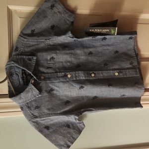 NWT boys blue shirt